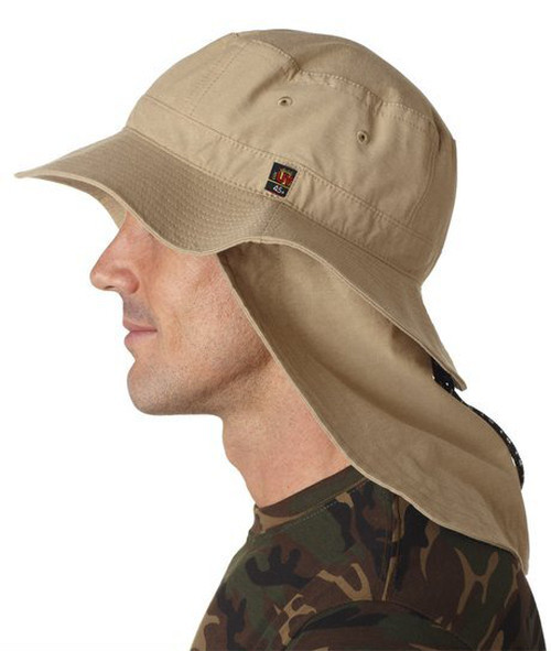 SALE America .. arrival! outdoor . optimum . back cape attaching!ADAMS(USA) Extreme *bake-shon hat! navy :L