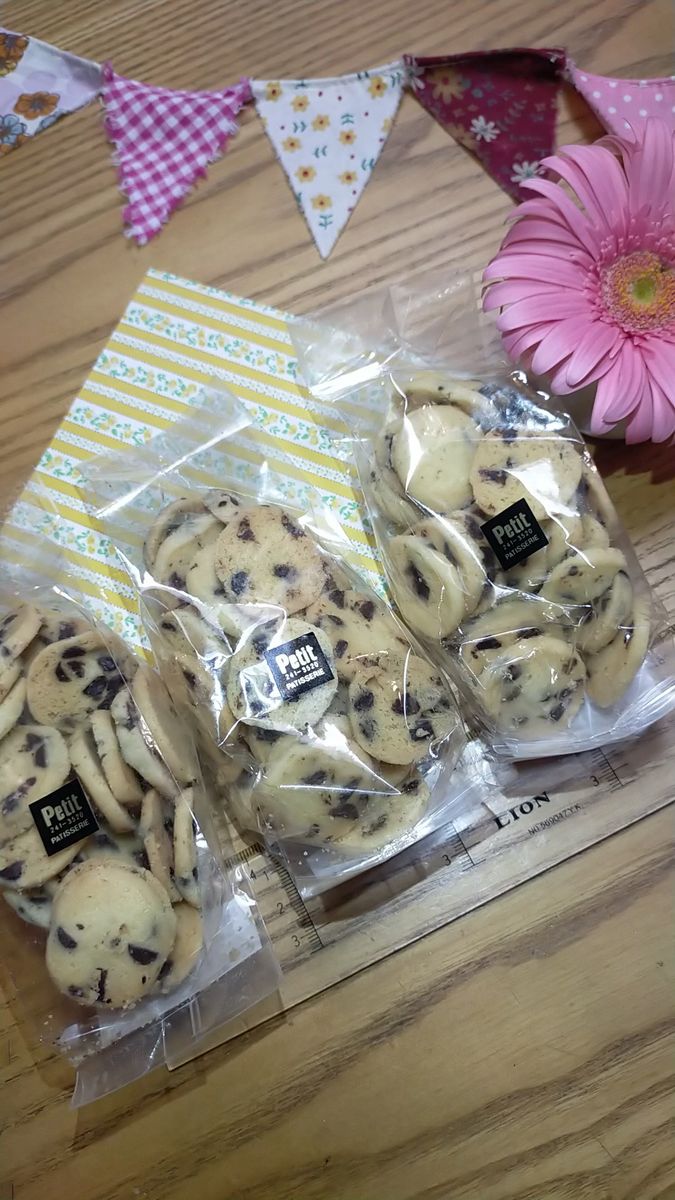 セール!!おりがみ+とても美味しいクッキー 3袋セットまとめて!チョコチップクッキーお菓子プレゼントにも!