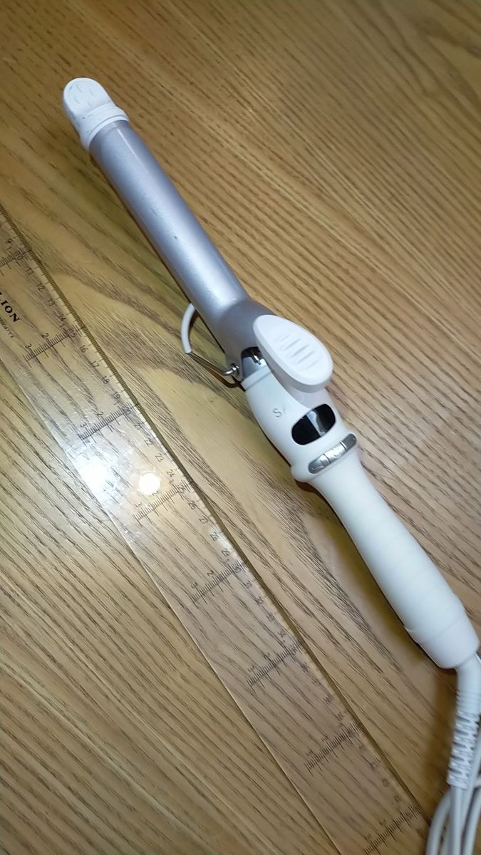 SALONIA カールヘアアイロン サロニア カール ホワイト25mm