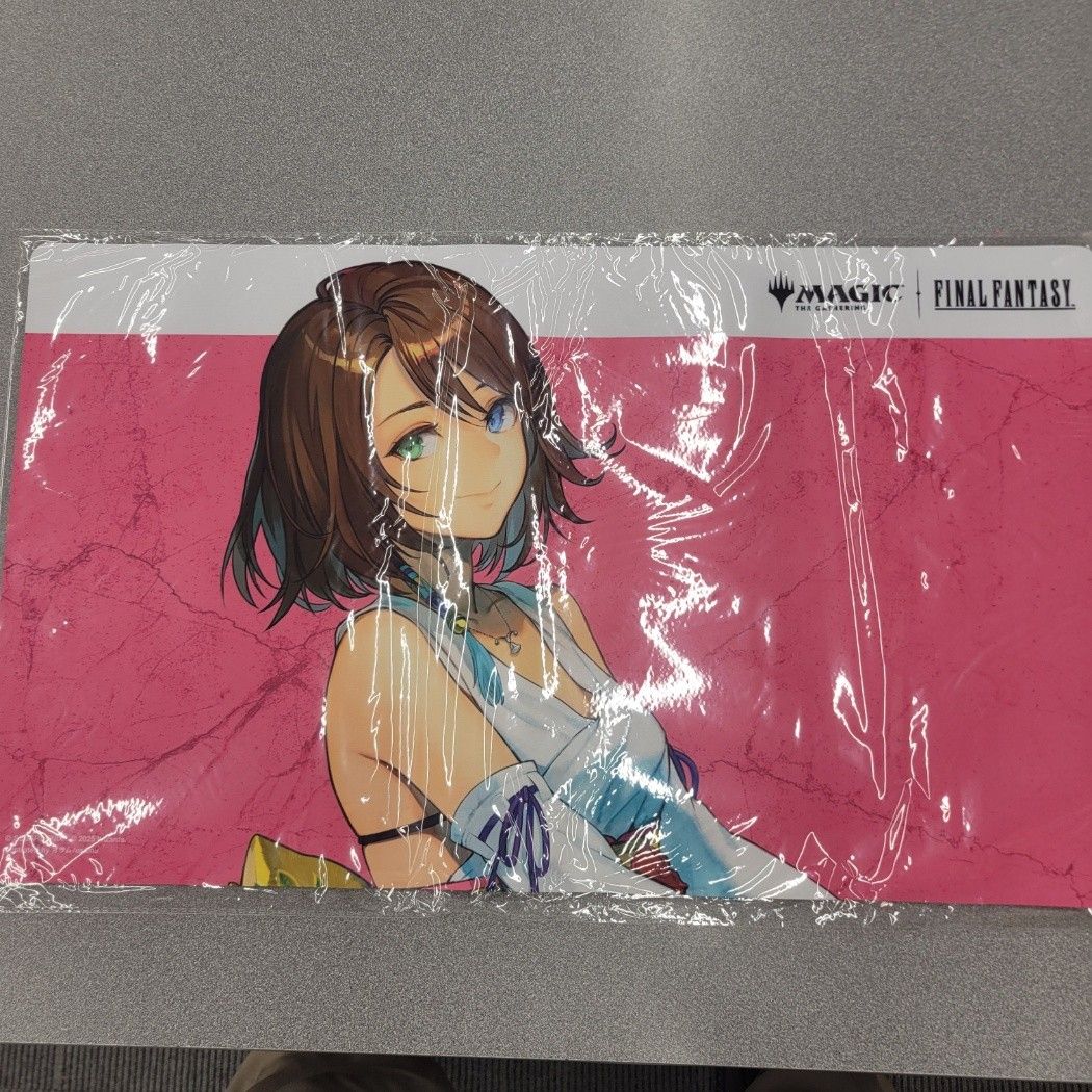MTG スピラの希望、ユウナ プレイマット マジックリーグ MTG 稀少 マジックリーグ スピラの希望 ユウナ プレイマット