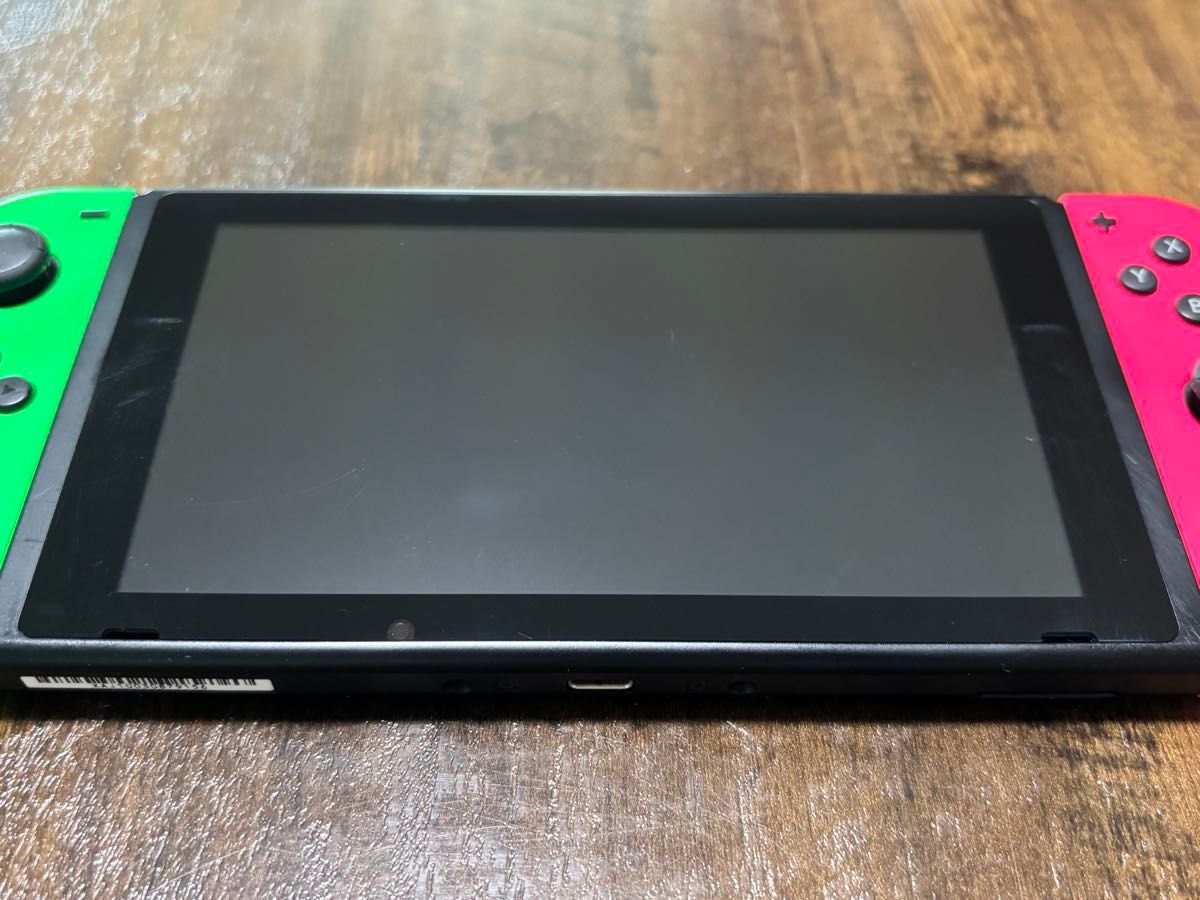 Nintendo Switch 本体 緑/桃 SDカード付 スプラ2付 【訳あり Nintendo Switch 本体 緑/桃 SDカード付 スプラ2付 【訳あり