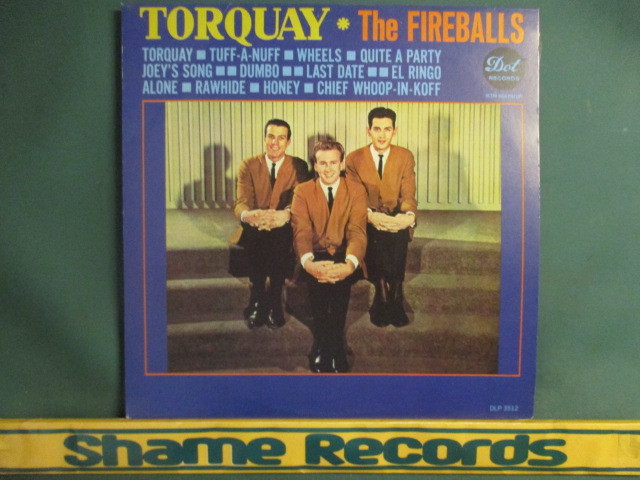 The Fireballs ： Torquay LP // Alone / Joey's Song / Tuff-A-Nuff / 落札5点で送料無料_画像1