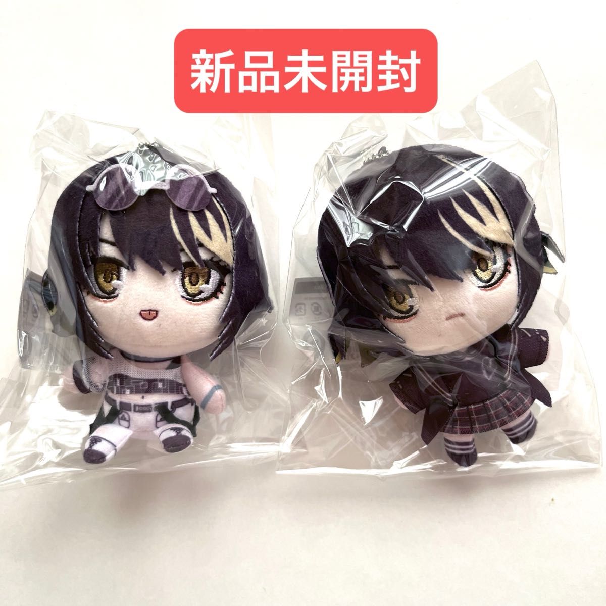 斑鳩ルカ ぬいぐるみ Wihte Black シャニマス 2種セット 斑鳩ルカ ぬいぐるみ black white 2種セット シャニマス
