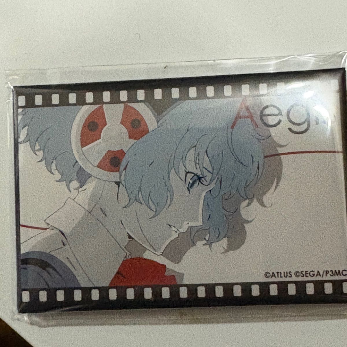 劇場版 ペルソナ3 C89 丸井 マルイ スクエア缶バッジ 岳羽ゆかり ペルソナ3 劇場版ペルソナ3 マルイコミケブース スクエア缶