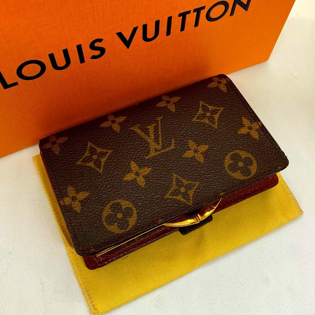 美品 早い者勝ち LOUIS VUITTON ルイヴィトン モノグラム 折り財布 美品 大人がま口 早い者勝ち LOUIS VUITTON 二つ折り財布 ルイ