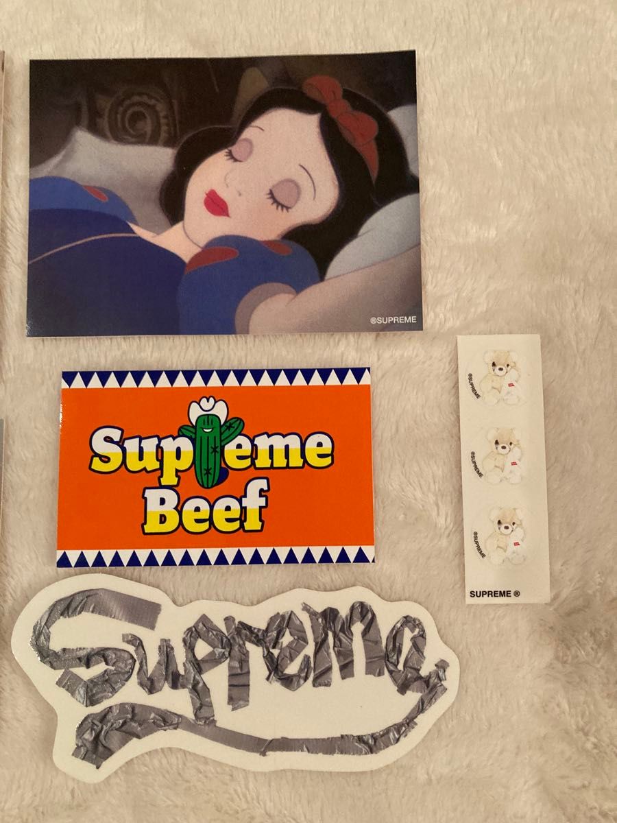 supreme ノベルティー歯ブラシ ステッカー6枚 ショッパー4枚 Supreme ノベルティー ステッカー 6枚 シュプリーム Sticker