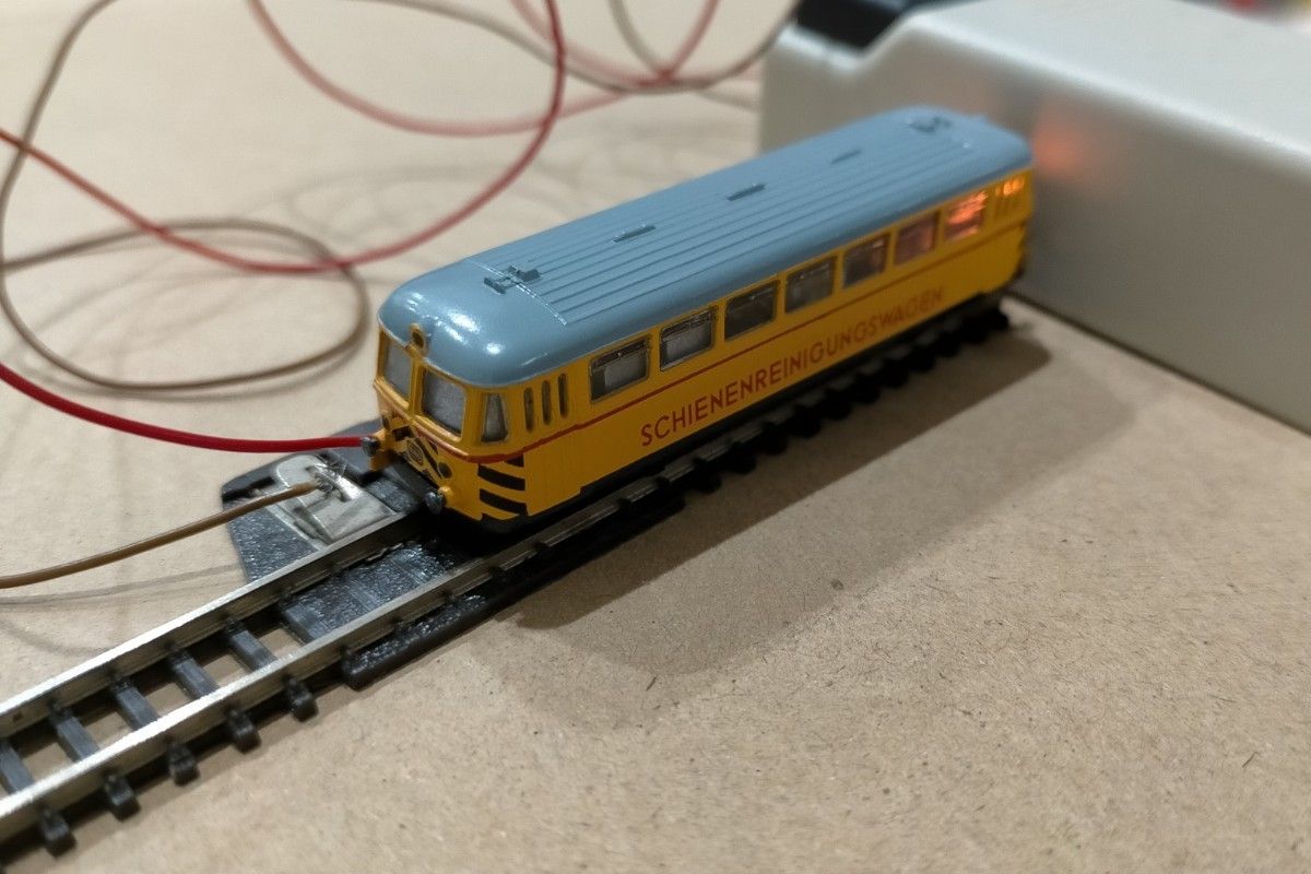 Zゲージ レールクリーニングカー SCHIENENREINIGER 鉄道模型 メルクリン 8802 Zゲージ レールクリーニングカー