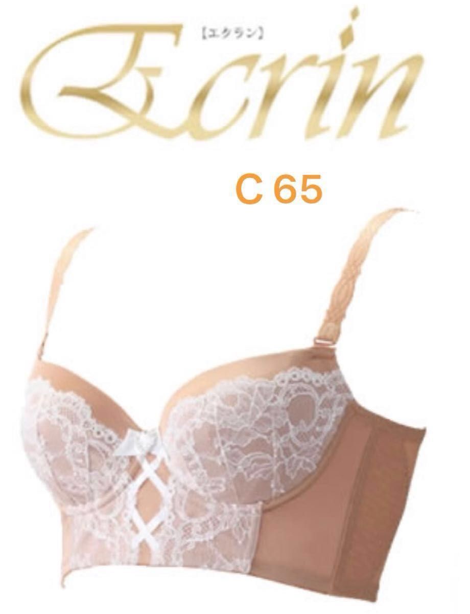 【専用】エルローズ 光電子 補正下着 C65 新品】エルローズ エクラン セミロングブラジャー C65(補正下着
