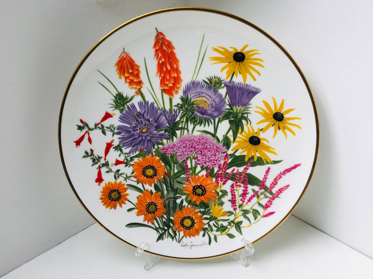 ウェッジウッド 9月 大皿 直径27.5cm お花 フラワー 飾り皿