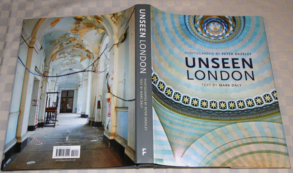 洋書  Unseen London  ロンドン 名所の見えない部分  特大型  中古本 イギリス インテリア デザインの画像2