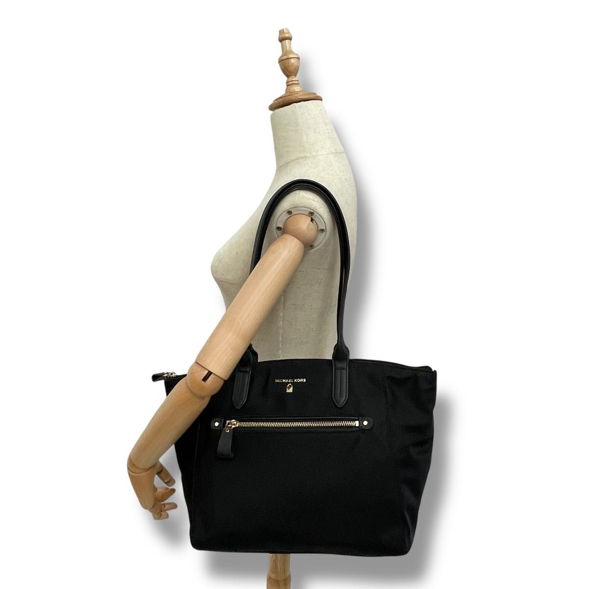 極美品 未使用級 マイケルコース トートバッグ A4収納可能 大容量 PVC 美品】A4収納可 MICHAEL KORS マイケルコース トートバッグ PVC