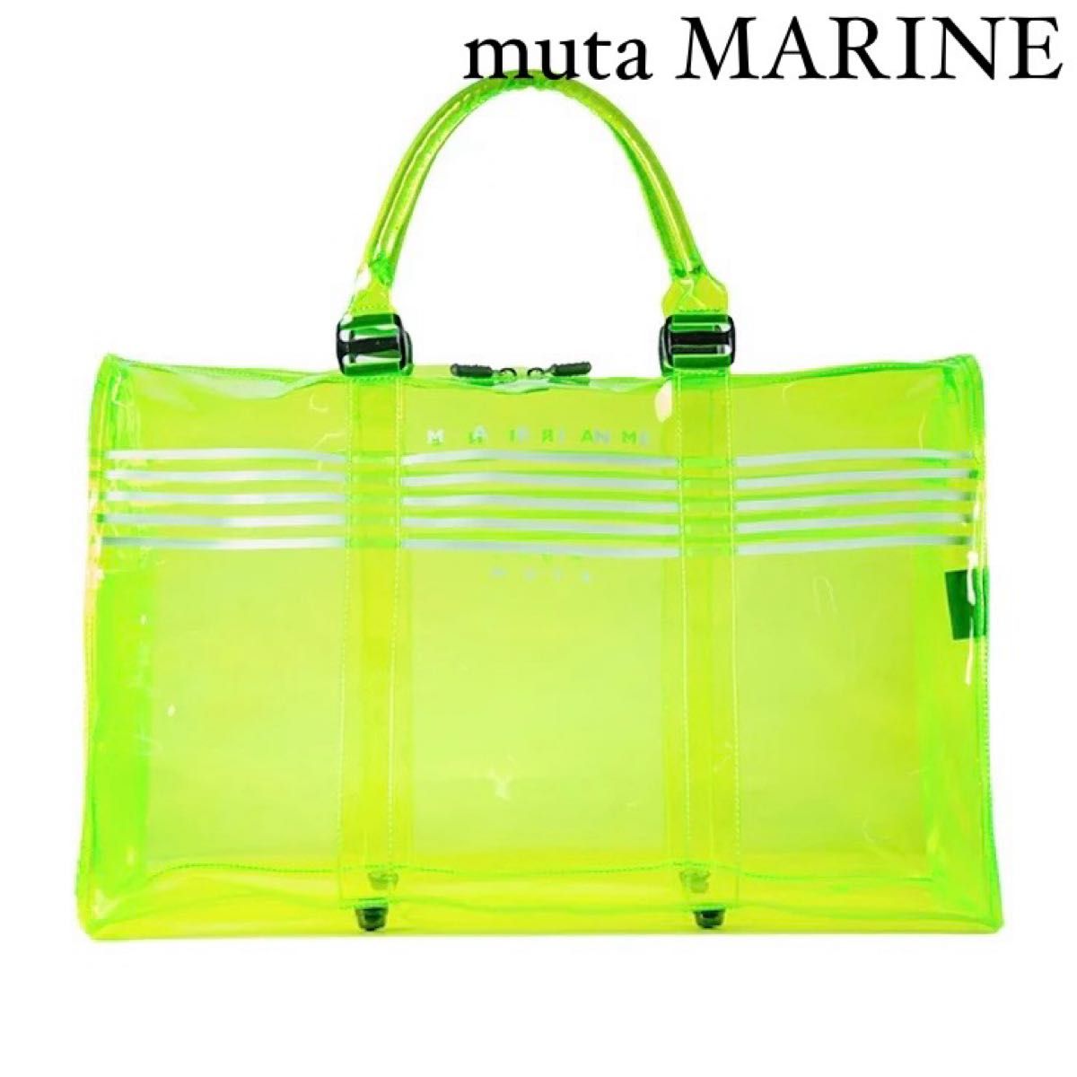 【ムータマリンゴルフ】人気スケルトン ゴルフボストンバッグ ロッカーバッグ muta MARINE ムータマリン ゴルフ ボストンバッグ クリア