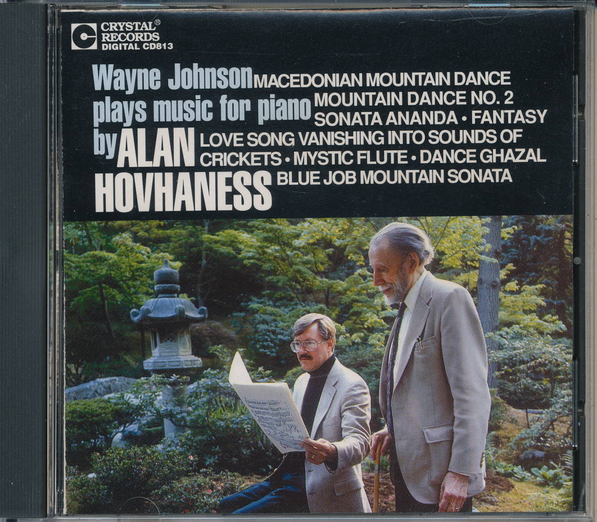 『Piano Music of Alan Hovhaness (ホヴァネス)』　Wayne Johnson (ピアノ)_画像1