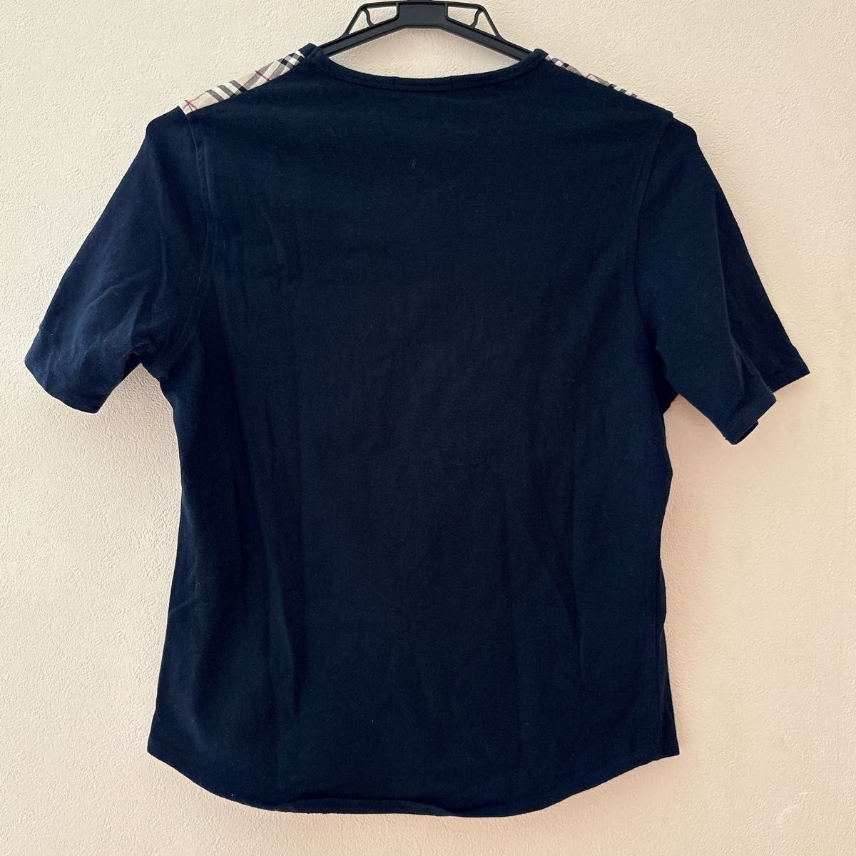 Burberry(バーバリー) 半袖Tシャツ ネイビー 80688011 レディースL】BURBERRY バーバリー半袖TシャツVネック ネイビー