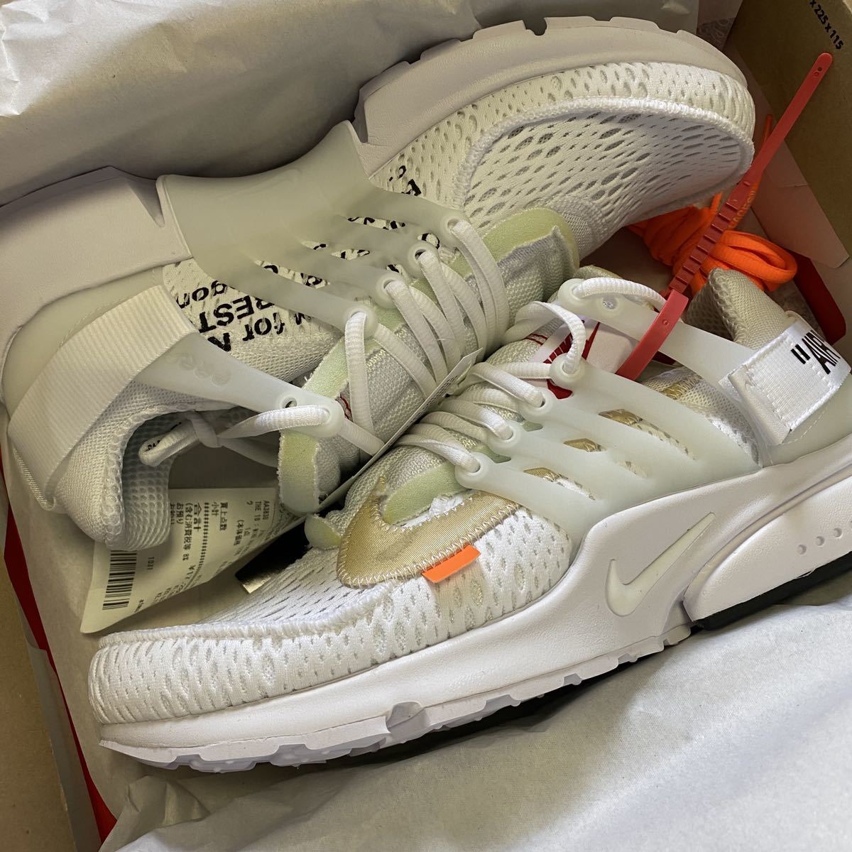 28cm THE 10 NIKE AIR PRESTO off-white THE10 ナイキ オフホワイト ザ テン ザテン エア プレスト