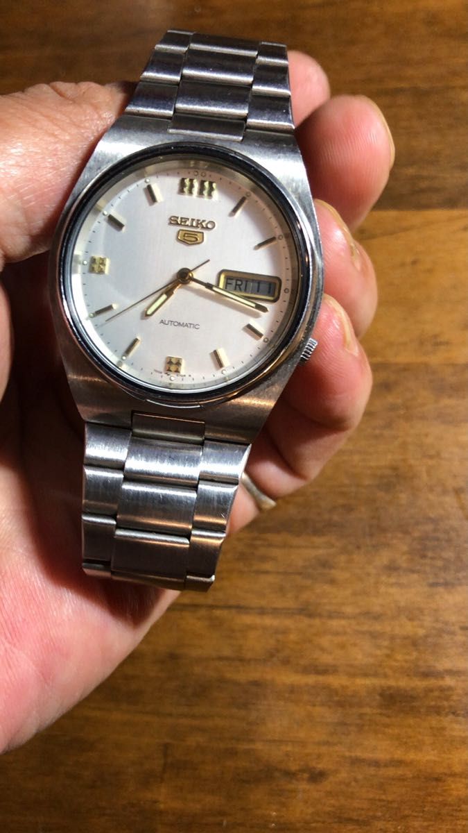 ★稼動美品★セイコー SEIKO ファイブ アンティーク 7009-3130 デッドストック級 自動巻 メンズ 腕時計 デイデイト