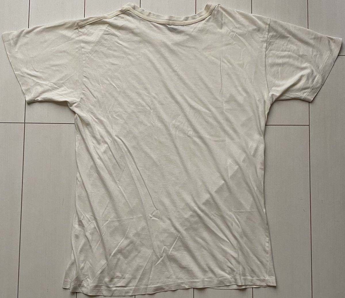 送料無料 希少 90s 1991年製 POLO ATHL DEPT SU 91 ラルフローレン ホワイト white 白 ロゴ tシャツ bear sportsman rrl country 92 93 XL