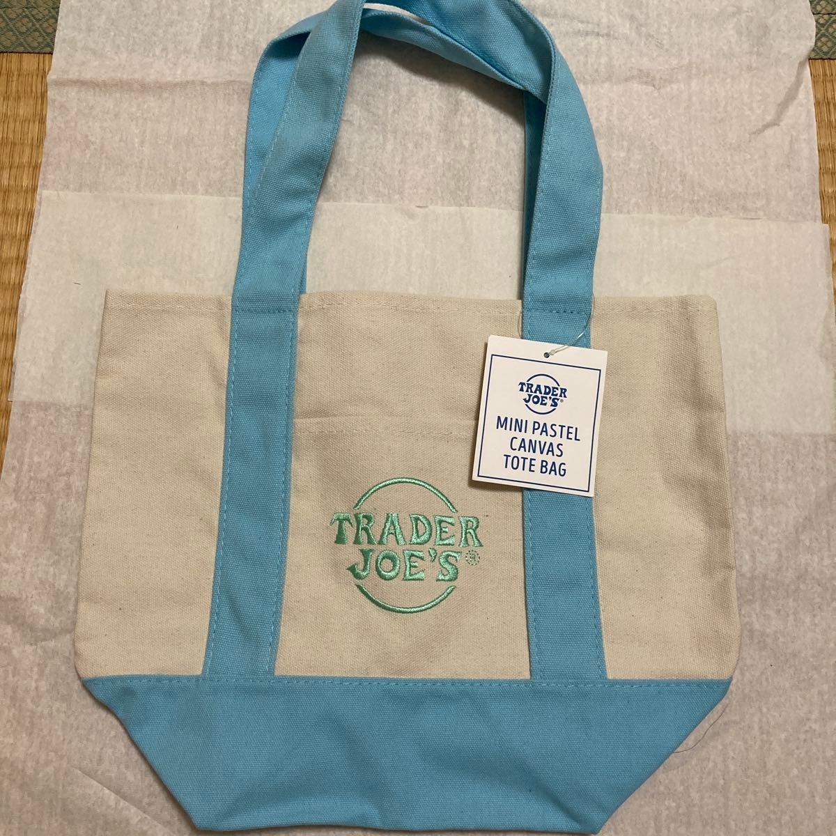 特別価格❗TRADER JOE'Sパステルキャンバストートバッグセット4色セット 週末セール!TRADER JOE'Sパステルキャンバストートバッグセット