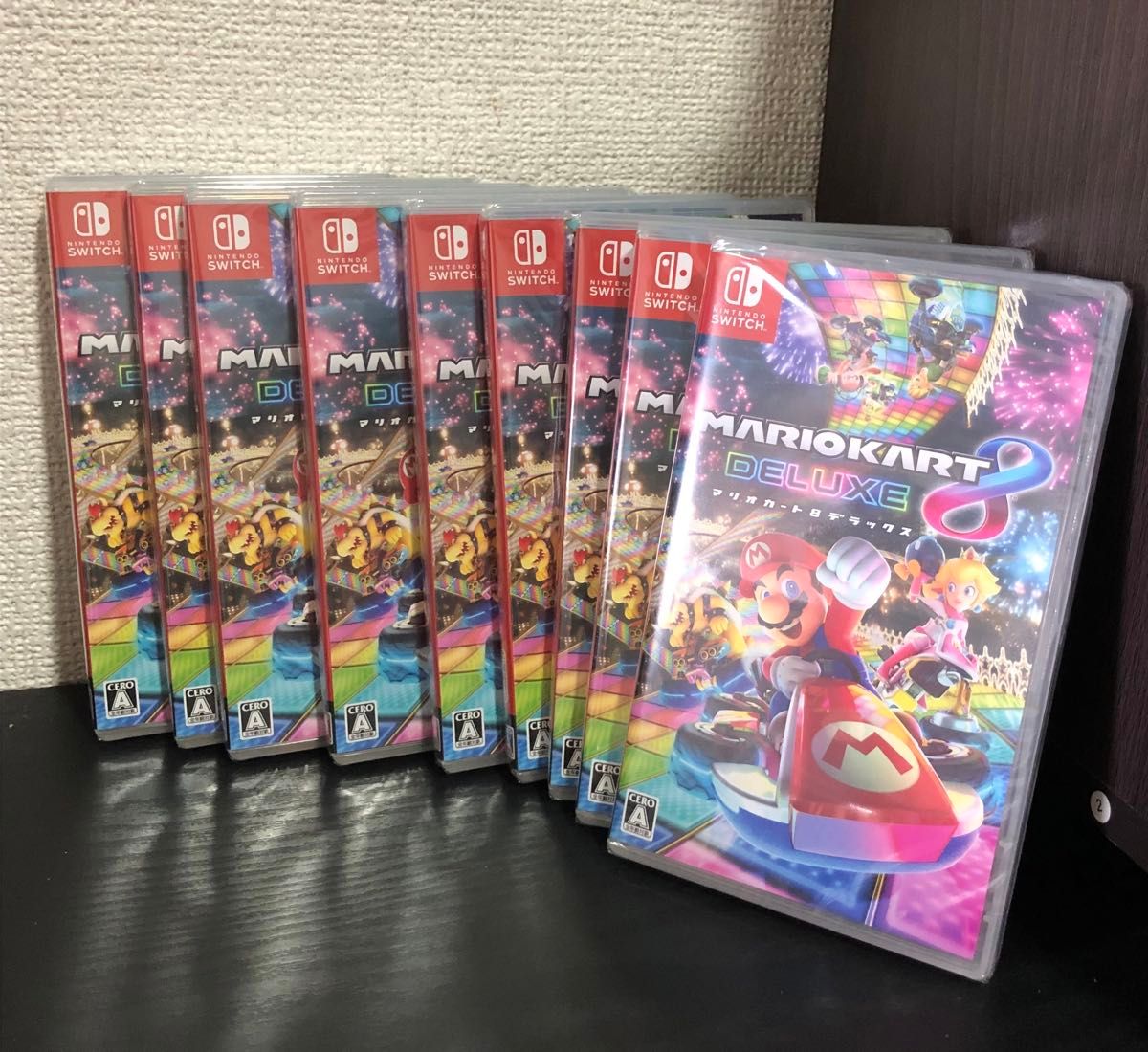 【新品未開封シュリンク付き】マリオカート8デラックス スマブラ Switch 新品未使用 シュリンク付き マリオカート8 デラックス Switch 9