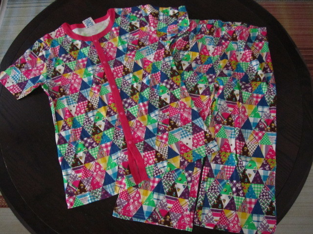 vanavanavanavana patchwork pattern pyjamas 160