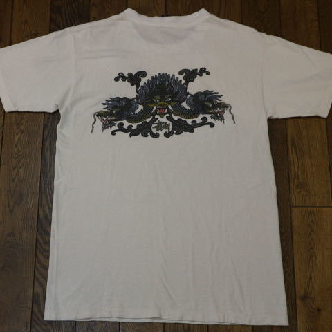 ヤフオク! - 90s USA製 紺タグ STUSSY Tシャツ M ホワ...