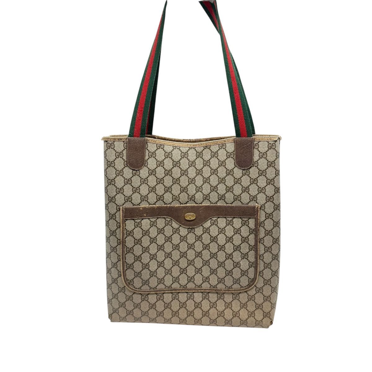 【VINTAGE】GUCCI トートバッグ OLD GUCCI オールドグッチ グッチ トートバッグ ショルダー