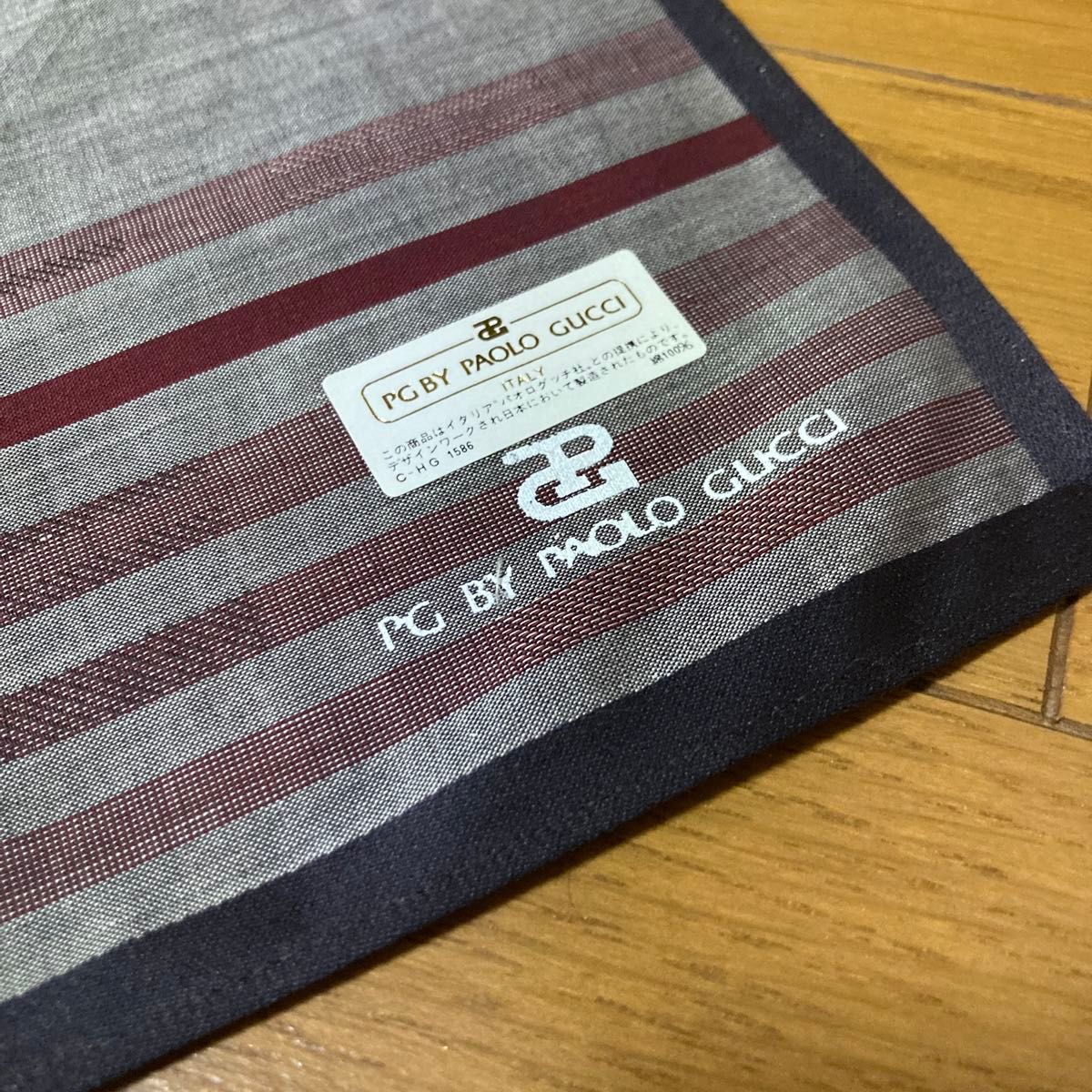 新品未使用_グッチ ハンカチーフ メンズ GUCCI グッチ メンズハンカチ 未使用品|Yahoo!フリマ(旧PayPay