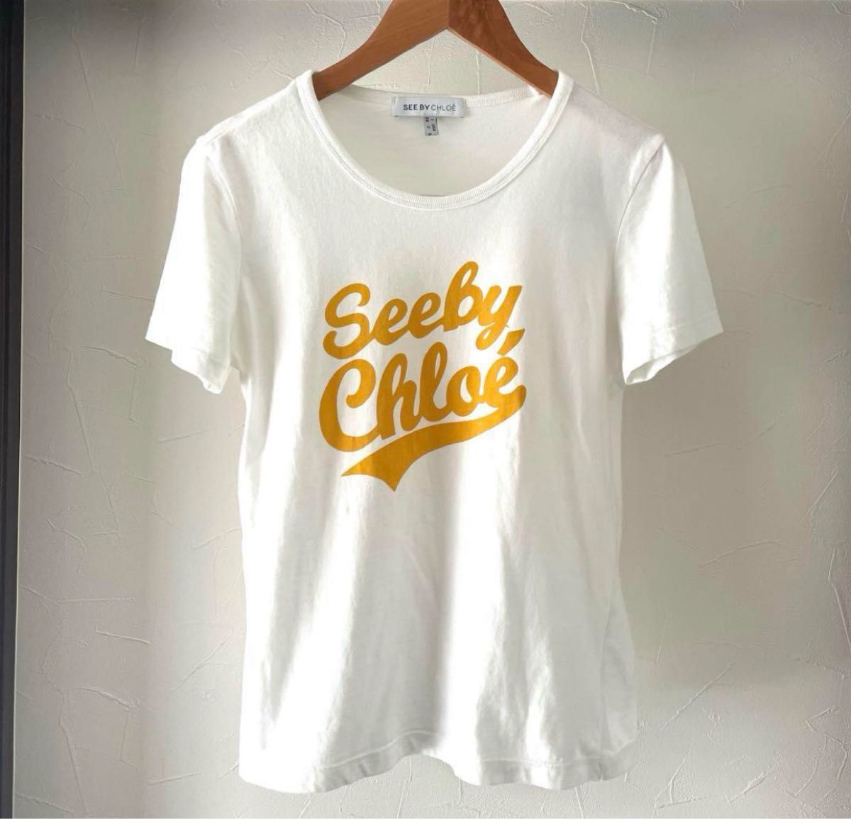 【関税込み】See by Chloe Tシャツ SeeByChloe Tシャツ ロゴT ホワイト クロエ|Yahoo!フリマ(旧