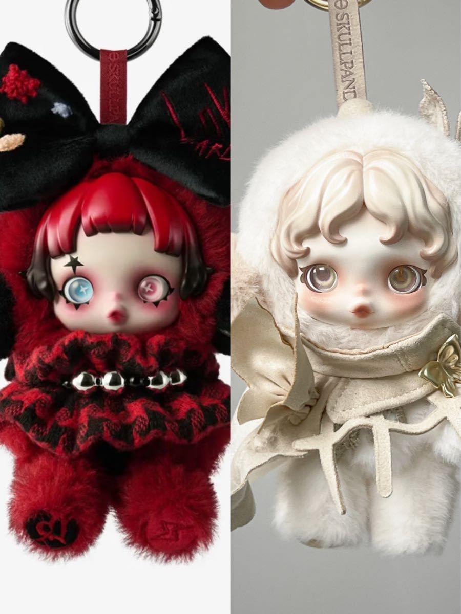 上海SKULLPANDA POP UP限定ぬいぐるみ 正規品 SKULLPANDA ヨーロッパ限定 と 上海限定スカルパンダ
