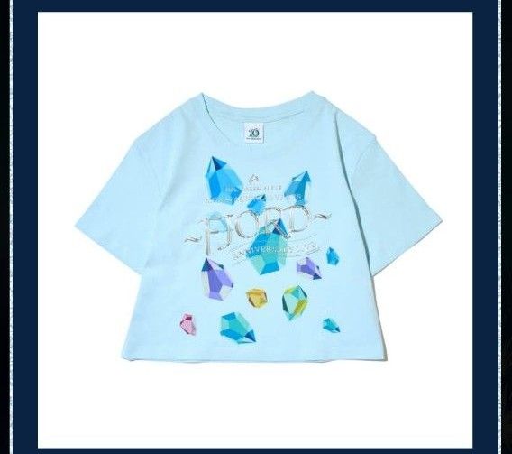 ミセス フィヨルド クリスタルTシャツ クロップド① Mrs GREEN APPLE FJORD クリスタルTシャツ クロップド ミセス