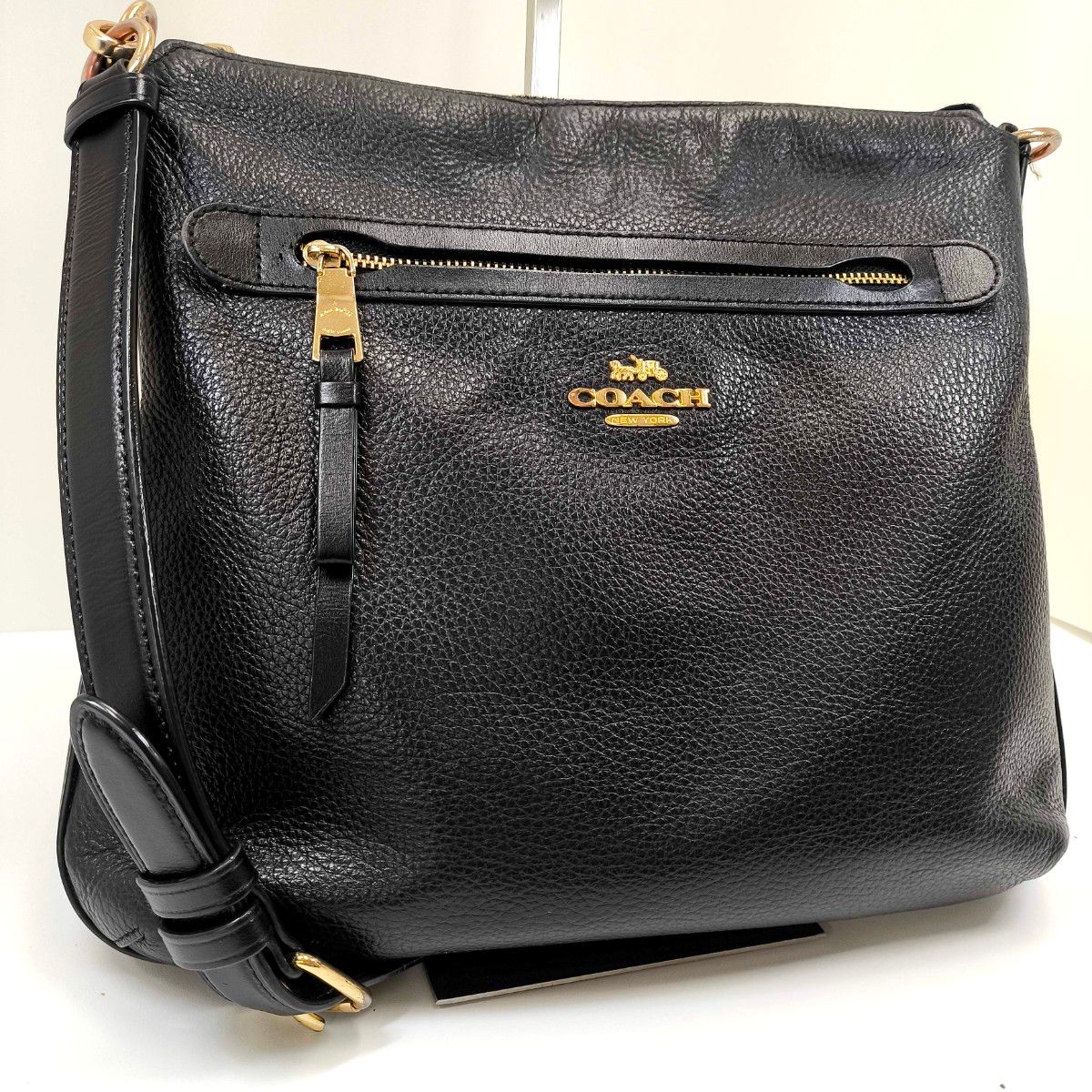 【国内/即発】 COACH コーチ ショルダーバッグ 本革 コーチ ショルダーバッグ レザー ブラック 本革 COACH|Yahoo