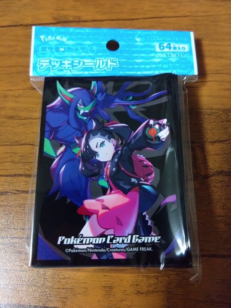 ポケモンカードゲーム デッキシールド マリィ&オーロンゲ【ブラック】 6点セット 新品未開封 マリィ&オーロンゲ【ブラック】 デッキシールド