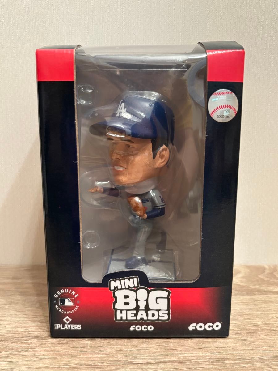 限定 大谷翔平 ビッグボブルヘッド【ビジターユニホーム】FOCO社 新品未開封 FOCO ドジャース 大谷翔平選手 ビッグボブル(4 5インチ