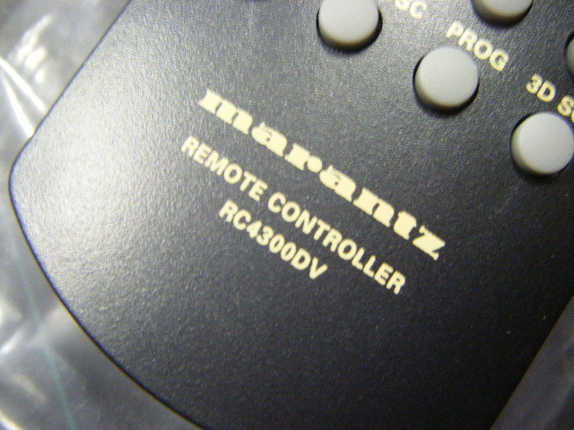 marantz マランツ CD/DVDプレーヤーDV4300用リモコン　RC4300DV_画像2