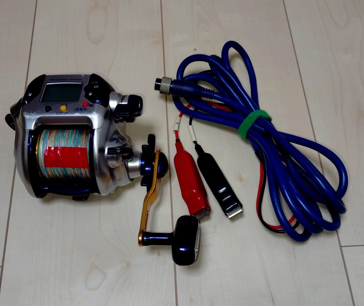 シマノ電動リール電動丸3000XH 美品 オーバーホールメンテナンス済み 電動リール シマノ 電動丸 3000XT オーバーホールメンテナンス