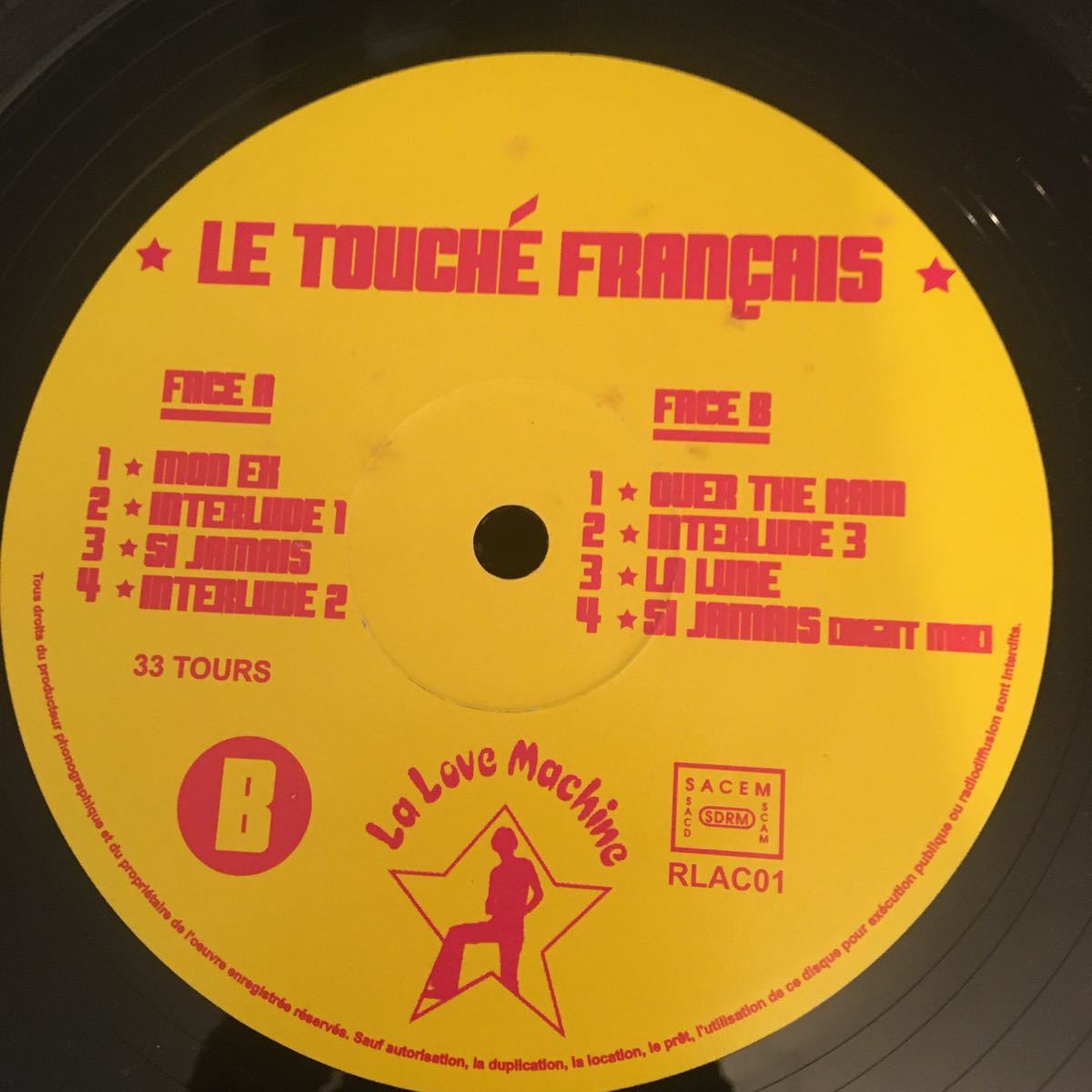 LA LOVE MACHINE - LE TOUCHE FRANCAIS LP レコード　レア