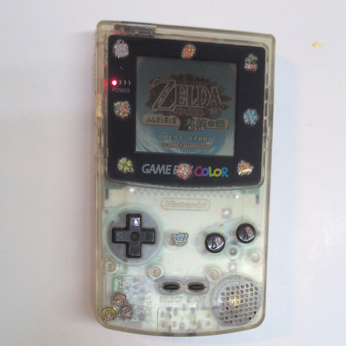 任天堂ゲームボーイカラー クリアーパプルカラー 動作確認済 美品 任天堂ゲームボーイカラー クリアーパプルカラー 動作確認済 美