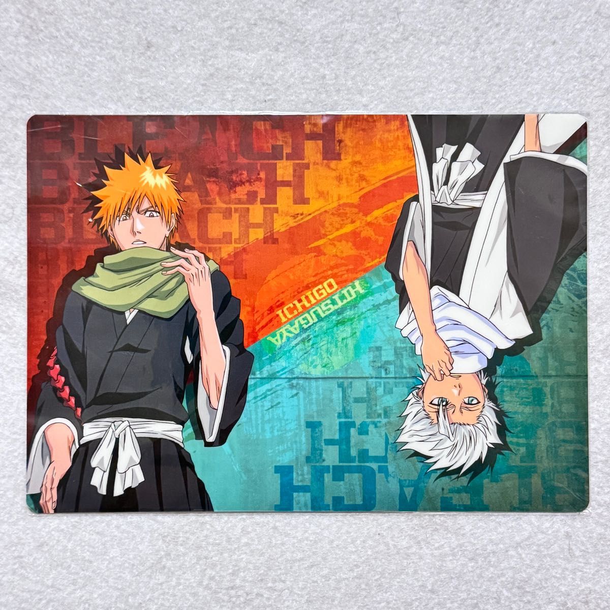 BLEACH グッズ セット 黒崎一護 日番谷冬獅郎 檜佐木修兵 当時物レアグッズ】 BLEACH 黒崎一護&日番谷冬獅郎 下敷き