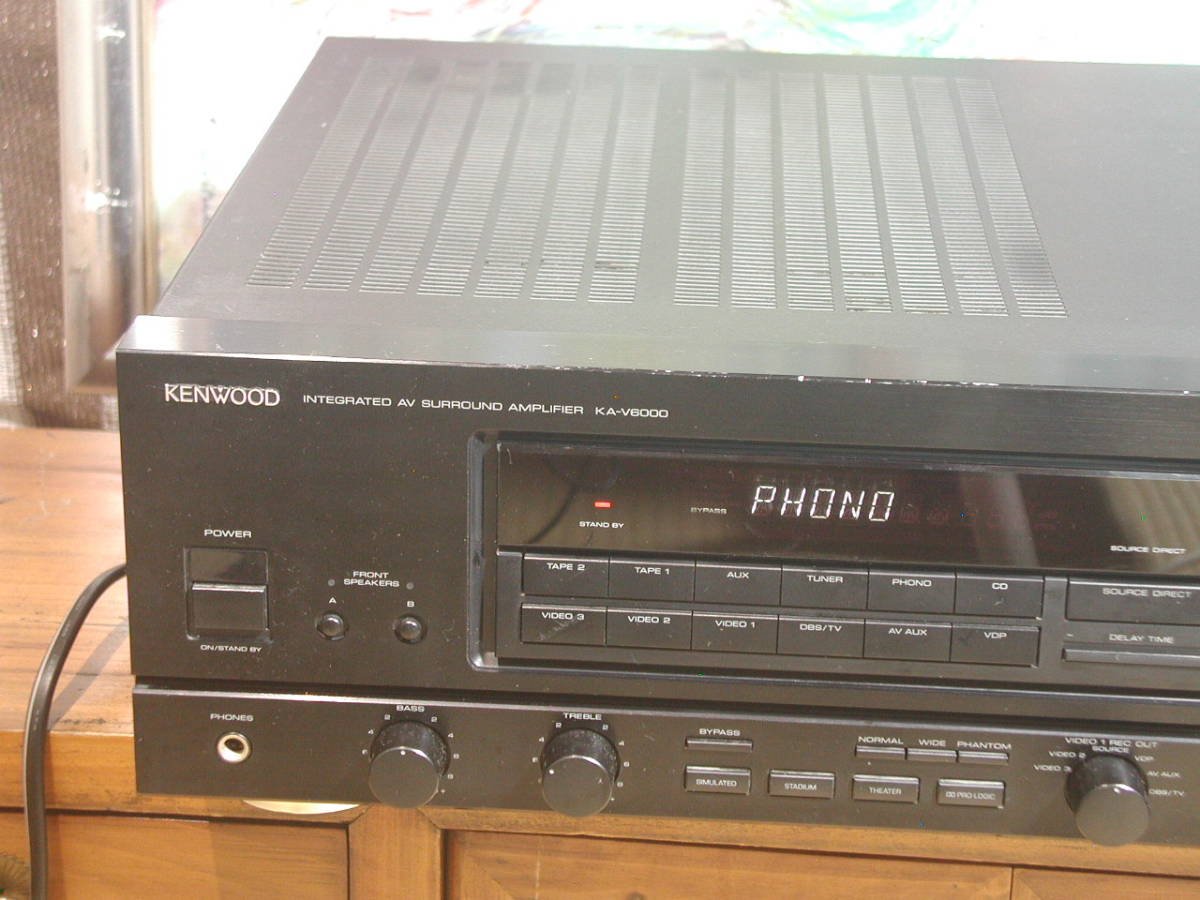 **KENWOOD made KA-V6000 amplifier at that time regular price \\85,000 operation excellent. ** Kenwood jvc