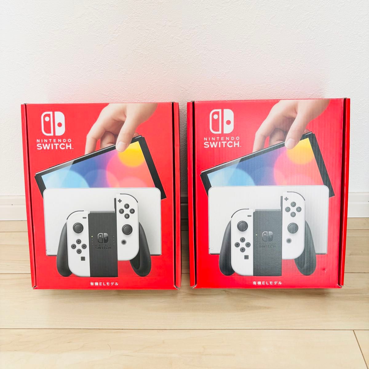 Switch本体有機EL 2台セット 新品未開封未使用 未使用】2台セット 有機EL Nintendo Switch ニンテンドー