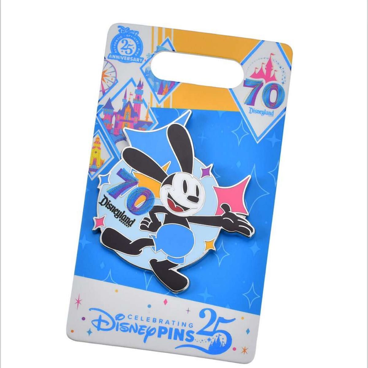 ピン バッジ ディズニー オズワルド ラッキー ラビット ディズニー 70周年 オズワルド・ザ・ラッキー・ラビット