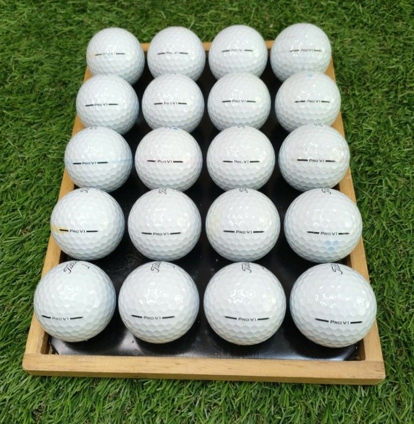 タイトリストPROV1 2023年モデル優良ロストボール20個。 最新タイトリスト PRO V1 2025年モデル良品ロストボール20個