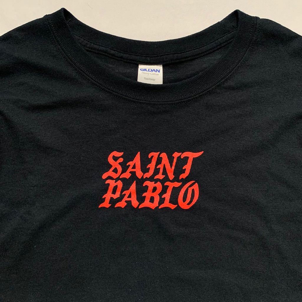 【激レア】KANYE WEST SAINT PABLO TOUR Tシャツ ロンT YEEZY / rap tee バンド 2pac travis  scott fear of god supreme off white 80s 90s
