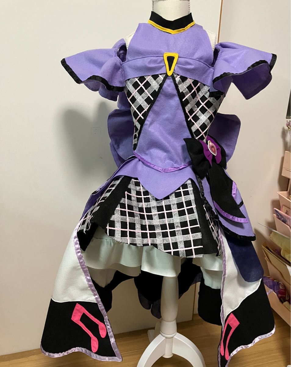 キュアキッス風 子供用衣装 キミとアイドルプリキュア キュアキッス衣装型紙セット|Yahoo