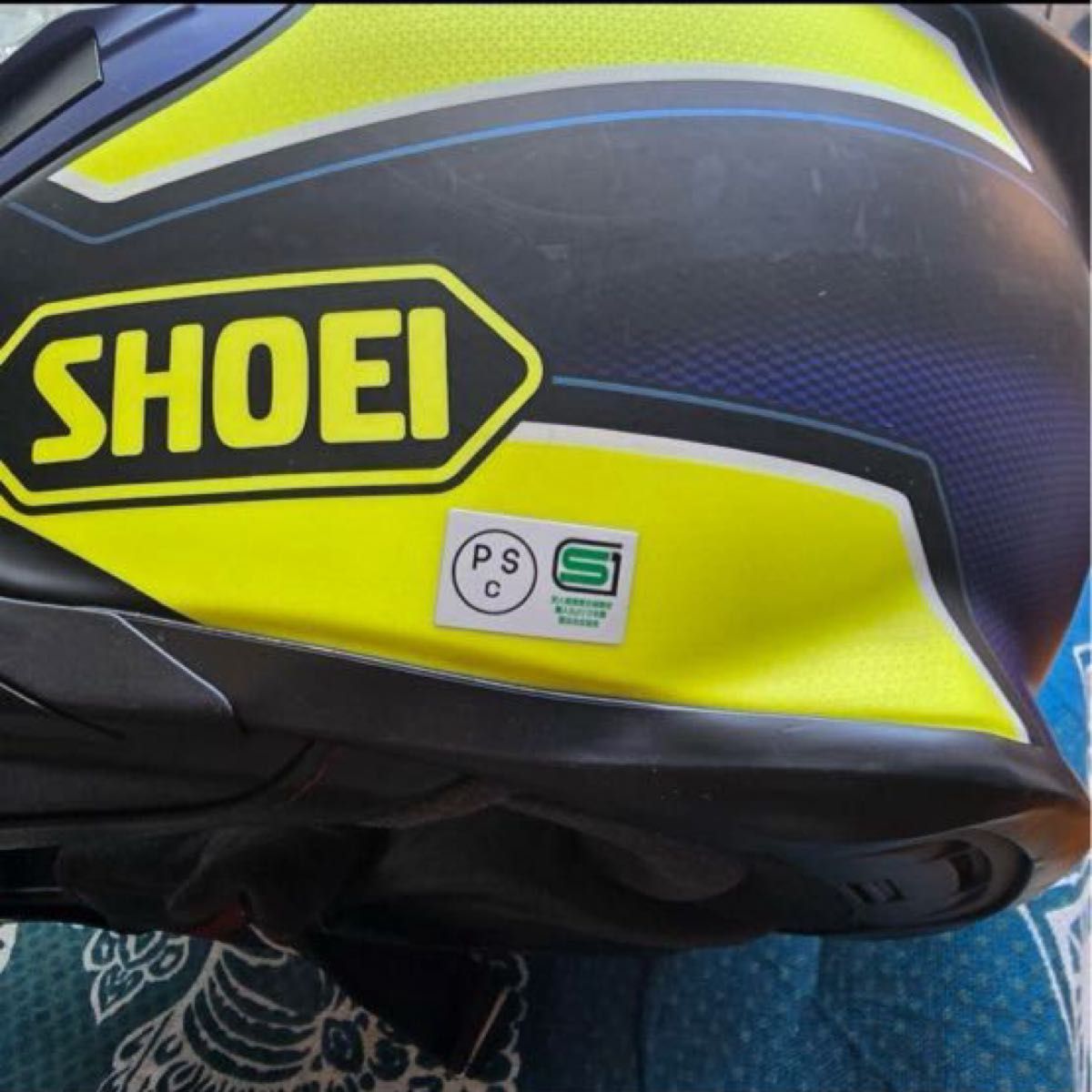 SHOEI GT-AIR2 美品 ヘルメット イエロー/ブルー SHOEI GT-AIR2 2020年製造 美品 ヘルメット イエロー/ブルー XL