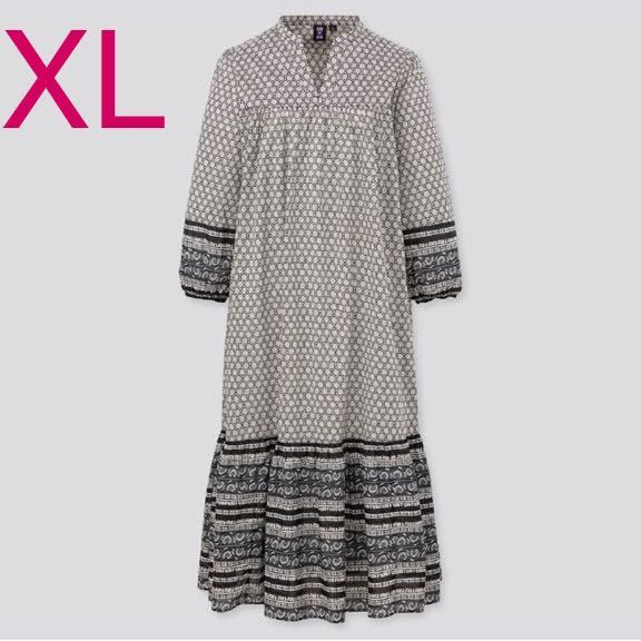 Paypayフリマ 新品 Uniqlo Anna Sui ソフトボヘミアンコレクション Xl アナスイ コットンワンピース 白黒 ブラック Black ユニクロコラボ 七分袖 花柄 Paypayフリマ 新品 Uniqlo Anna Sui ソフトボヘミアンコレクション Xl アナスイ コットンワンピース 白黒 ブラック Black ユニクロコラボ 七分袖 花柄