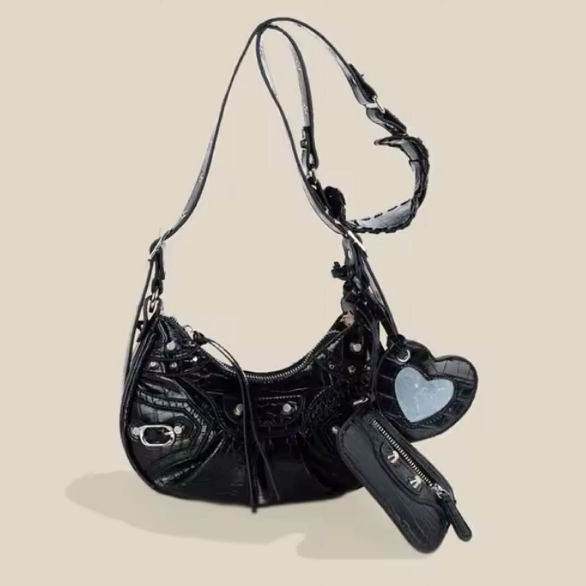 バッグ archive Y2K leather hand bag white studs archive Y2K leather hand bag white studs|Yahoo!フリマ(旧