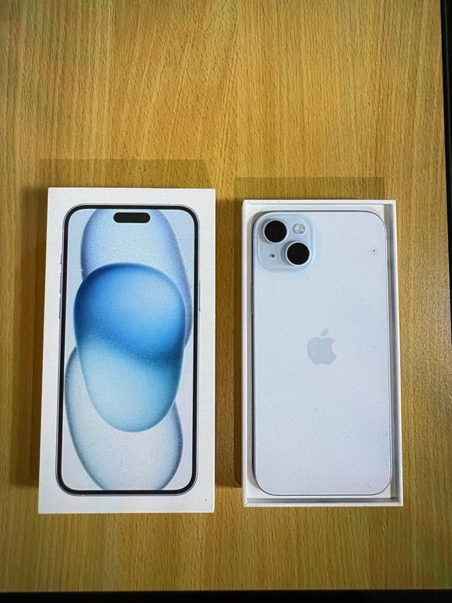 iPhone15plus 128GB ブルー SiMフリー 箱付き iPhone15Plus 128G ブルー Apple SIMフリー|Yahoo!フリマ(旧