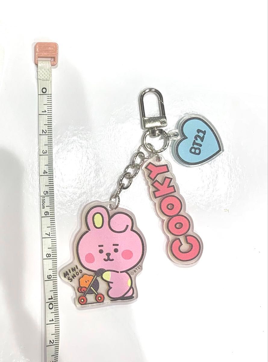 ★BT21 COOKY ジョングク キーホルダー BTS ジョングク JungKook BT21 Cooky アクリルキーホルダー