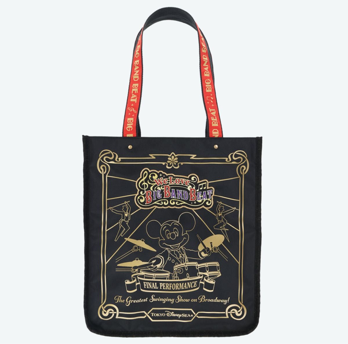 トートバッグ ビッグバンドビート ミッキー ミニー 新品タグ付き 2点 トートバッグ ビッグバンドビート ミッキー ミニー 新品タグ付き